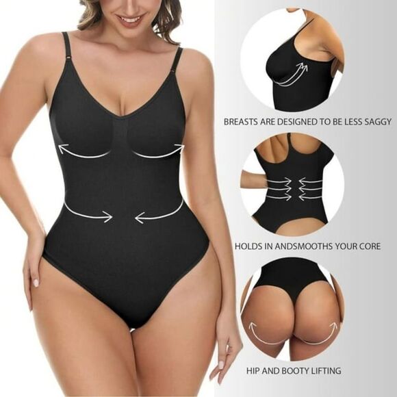 Match Women's Bodysuits Tummy Control Seamless Shapewear Tank Tops Body Shaper X - Picture 7 of 8